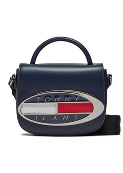 Torebka Tommy Jeans Tjw Origin Crossover AW0AW15811 Granatowy ze sklepu eobuwie.pl w kategorii Listonoszki - zdjęcie 181265717