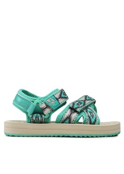 Sandały Jack Wolfskin Zulu Vc K 4052971 Zielony ze sklepu eobuwie.pl w kategorii Sandały dziecięce - zdjęcie 181265829