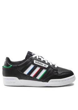 Sneakersy adidas Continental 80 Stripes J GW6643 Czarny ze sklepu eobuwie.pl w kategorii Buty sportowe dziecięce - zdjęcie 181265905