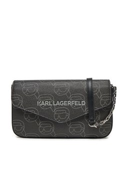 Torebka KARL LAGERFELD A1W32045 Czarny ze sklepu eobuwie.pl w kategorii Kopertówki - zdjęcie 181265995