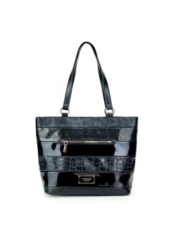 Torebka Monnari TORIMP0-24J-BAG4800-KM20D000-R00 Czarny ze sklepu eobuwie.pl w kategorii Torby Shopper bag - zdjęcie 181266125