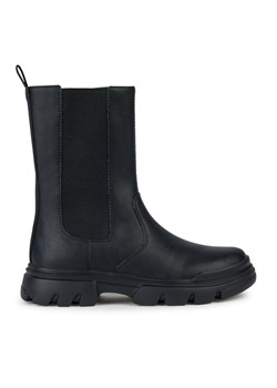 Botki Geox J Junette Girl J36HVE 0BCNH C9999 S Czarny ze sklepu eobuwie.pl w kategorii Buty zimowe dziecięce - zdjęcie 181266225
