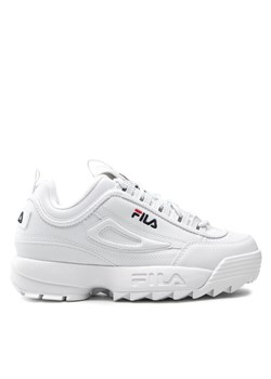 Sneakersy Fila Disruptor Teens FFT0029.10004 Biały ze sklepu eobuwie.pl w kategorii Buty sportowe dziecięce - zdjęcie 181266428
