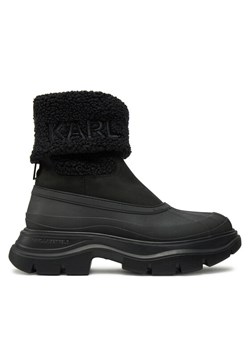 Botki KARL LAGERFELD KL42964 Czarny ze sklepu eobuwie.pl w kategorii Botki - zdjęcie 181266527