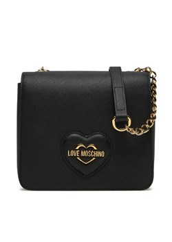 Torebka LOVE MOSCHINO JC4269PP0LKL0000 Czarny ze sklepu eobuwie.pl w kategorii Kopertówki - zdjęcie 181266546