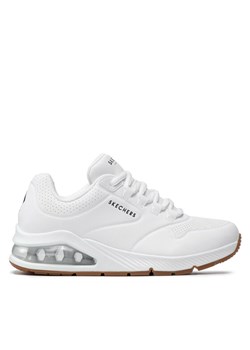 Sneakersy Skechers Uno 2 155543/WHT Biały ze sklepu eobuwie.pl w kategorii Buty sportowe damskie - zdjęcie 181266556