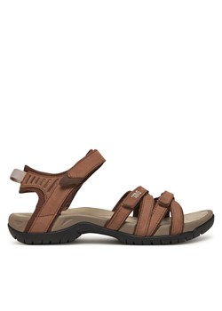 Sandały Teva Tirra Leather 4177 Brązowy ze sklepu eobuwie.pl w kategorii Sandały damskie - zdjęcie 181266705