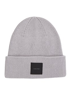 Czapka Calvin Klein K50K512356 Szary ze sklepu eobuwie.pl w kategorii Czapki zimowe męskie - zdjęcie 181266735