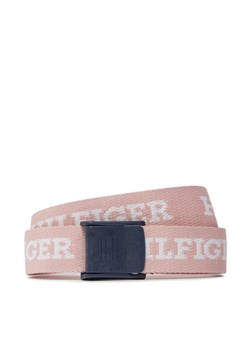 Pasek Dziecięcy Tommy Hilfiger Webbing Belt AU0AU01854 Różowy ze sklepu eobuwie.pl w kategorii Paski dziecięce - zdjęcie 181267035