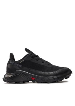 Buty do biegania Salomon Alphacross 5 Gore-Tex L47310900 Czarny ze sklepu eobuwie.pl w kategorii Buty sportowe damskie - zdjęcie 181267055