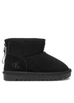 Śniegowce Calvin Klein Jeans Fur Boot V3A5-81036-0187 S Czarny ze sklepu eobuwie.pl w kategorii Buty zimowe dziecięce - zdjęcie 181267086