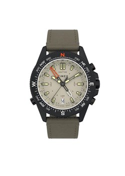 Zegarek Timex Tide-Temp-Compass 43mm Eco-Friendly Strap TW2V21800 Czarny ze sklepu eobuwie.pl w kategorii Zegarki - zdjęcie 181267148