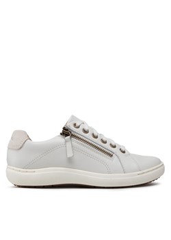 Sneakersy Clarks Nalle Lace 261650014 Szary ze sklepu eobuwie.pl w kategorii Trampki damskie - zdjęcie 181267196