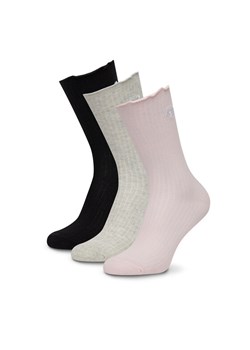 Skarpety Roxy AS_ROXY_01W_SS25 (3-PACK) Różowy ze sklepu eobuwie.pl w kategorii Skarpetki damskie - zdjęcie 181267845