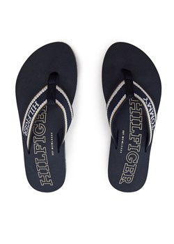 Japonki Tommy Hilfiger Hilfiger Beach Sandal FW0FW07905 Niebieski ze sklepu eobuwie.pl w kategorii Klapki damskie - zdjęcie 181267856
