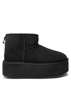 Śniegowce EMU Australia Stinger Micro Flatform W13082 Czarny ze sklepu eobuwie.pl w kategorii Śniegowce damskie - zdjęcie 181267935