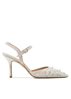 Sandały Stuart Weitzman Bliss 85 Pump SI822 Biały ze sklepu eobuwie.pl w kategorii Sandały damskie - zdjęcie 181268048