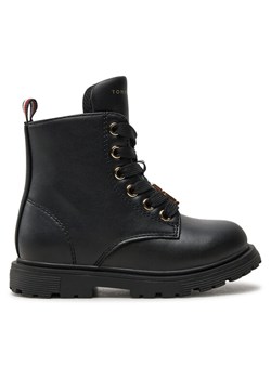 Botki Tommy Hilfiger T1A5-33561-1351999 M Czarny ze sklepu eobuwie.pl w kategorii Buty zimowe dziecięce - zdjęcie 181268097