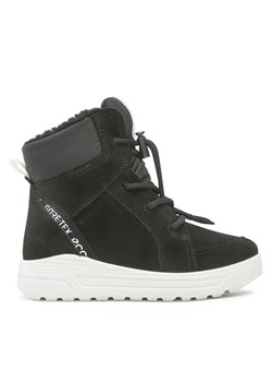 Śniegowce ECCO Urban Snowborder GORE-TEX 72236251052 Czarny ze sklepu eobuwie.pl w kategorii Buty zimowe dziecięce - zdjęcie 181268207