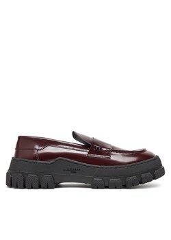 Loafersy Weekend Max Mara Conero 2425526015600 Bordowy ze sklepu eobuwie.pl w kategorii Lordsy damskie - zdjęcie 181268286