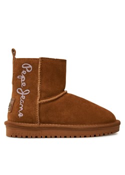 Śniegowce Pepe Jeans PGS50199 Brązowy ze sklepu eobuwie.pl w kategorii Buty zimowe dziecięce - zdjęcie 181268356