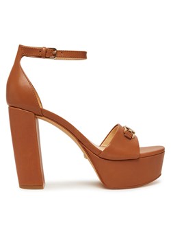 Sandały Guess FLJSET LEA03 Brązowy ze sklepu eobuwie.pl w kategorii Sandały damskie - zdjęcie 181268679
