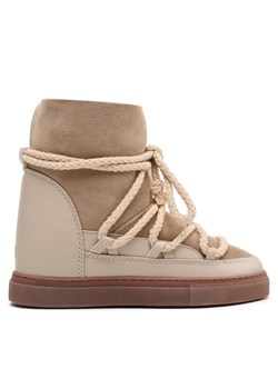 Śniegowce Inuikii Classic Wedge 75203-005 Beżowy ze sklepu eobuwie.pl w kategorii Śniegowce damskie - zdjęcie 181268757