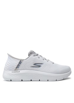 Sneakersy Skechers Go Walk Flex-New World 216505/WGY Biały ze sklepu eobuwie.pl w kategorii Buty sportowe męskie - zdjęcie 181269057