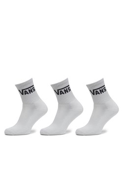 Zestaw 3 par wysokich skarpet męskich Vans Classic VN000BHX Biały ze sklepu eobuwie.pl w kategorii Skarpetki męskie - zdjęcie 181269225