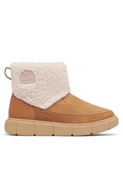Śniegowce Sorel Explorer™ III Slip-On Cozy Wp 2079341252 Brązowy ze sklepu eobuwie.pl w kategorii Śniegowce damskie - zdjęcie 181269926