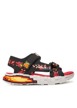 Sandały Skechers Mega-Splash 4K- 402161L/BKRD Czarny ze sklepu eobuwie.pl w kategorii Sandały dziecięce - zdjęcie 181270246