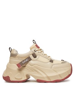 Sneakersy GOE RR2N4053 Beżowy ze sklepu eobuwie.pl w kategorii Buty sportowe damskie - zdjęcie 181270308