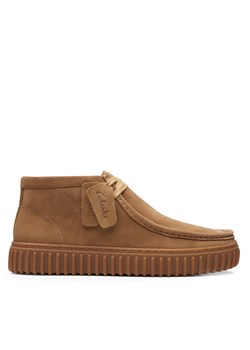 Trzewiki Clarks Torhill Hi 26173663 Brązowy ze sklepu eobuwie.pl w kategorii Buty zimowe męskie - zdjęcie 181270537