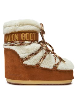 Śniegowce Moon Boot 80D1409580 Brązowy ze sklepu eobuwie.pl w kategorii Śniegowce damskie - zdjęcie 181270958