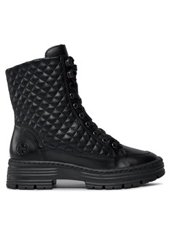 Botki Rieker X8501-00 Czarny ze sklepu eobuwie.pl w kategorii Workery damskie - zdjęcie 181271098