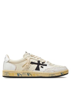 Sneakersy Premiata Bsktclay BSKT CLAY VAR 6775 Écru ze sklepu eobuwie.pl w kategorii Trampki męskie - zdjęcie 181271238