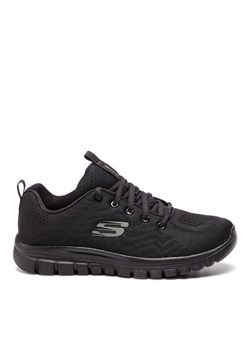 Sneakersy Skechers Get Connected 12615/BBK Czarny - id: 0000201122945 - marki Skechers - 181271336 Sneakersy Skechers Get Connected 12615/BBK Czarny ze sklepu eobuwie.pl w kategorii Buty sportowe damskie - zdjęcie 181271336