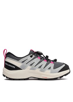 Sneakersy Salomon Xa Pro V8 L47289100 Szary ze sklepu eobuwie.pl w kategorii Buty trekkingowe dziecięce - zdjęcie 181271595