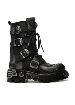 Glany NEW ROCK M-107-S2 Czarny ze sklepu eobuwie.pl w kategorii Workery damskie - zdjęcie 181271687