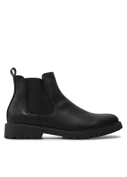 Sztyblety Pierre Cardin 4714 Czarny ze sklepu eobuwie.pl w kategorii Buty zimowe męskie - zdjęcie 181271706