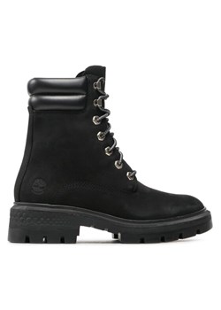 Trapery Timberland Cortina Valley TB0A5NBY0151 Czarny ze sklepu eobuwie.pl w kategorii Workery damskie - zdjęcie 181271767