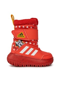Śniegowce adidas Winterplay x Disney Shoes Kids IG7191 Czerwony ze sklepu eobuwie.pl w kategorii Buty zimowe dziecięce - zdjęcie 181271935