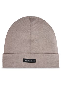 Czapka Calvin Klein Inst Patch K50K512142 Szary ze sklepu eobuwie.pl w kategorii Czapki zimowe męskie - zdjęcie 181272126