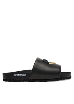 Klapki LOVE MOSCHINO JA28283G1MIE0000 Czarny ze sklepu eobuwie.pl w kategorii Klapki damskie - zdjęcie 181272307