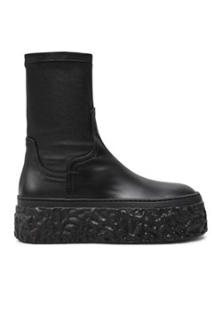 Botki AGL Magma Stretch D776501PGK06891013 Czarny ze sklepu eobuwie.pl w kategorii Botki - zdjęcie 181272456