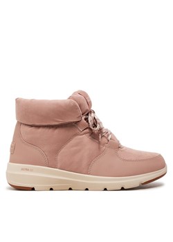 Botki Skechers Glacial Ultra - Trend Up 144194 Różowy ze sklepu eobuwie.pl w kategorii Botki - zdjęcie 181272578