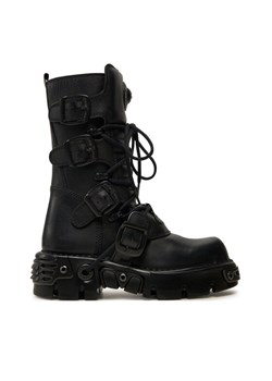 Glany NEW ROCK M-373-S18 Czarny ze sklepu eobuwie.pl w kategorii Workery damskie - zdjęcie 181272647