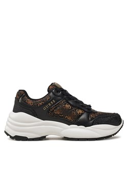 Sneakersy Guess Samnie FLFSAM FAL12 Czarny ze sklepu eobuwie.pl w kategorii Buty sportowe damskie - zdjęcie 181272726