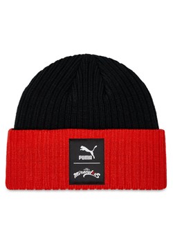 Czapka Puma PUMA x Miraculous Beanie 024796 01 Czarny ze sklepu eobuwie.pl w kategorii Czapki dziecięce - zdjęcie 181272898