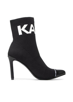 Botki KARL LAGERFELD KL31361A Czarny ze sklepu eobuwie.pl w kategorii Botki - zdjęcie 181273247